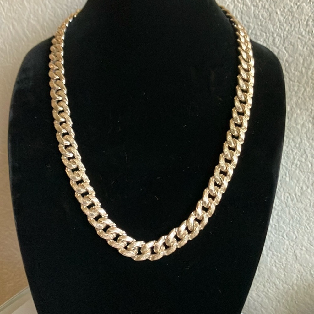 Classic Gold Cuban‎ Chain Necklace
